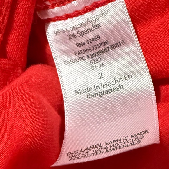 Free Assembly Mid Rise Crop Barrel in Rover Red - Picture 6 of 7